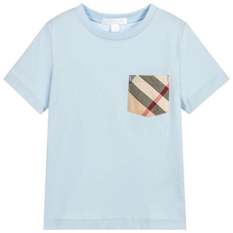 baby boy blue burberry shirt|Burberry baby clothes clearance.